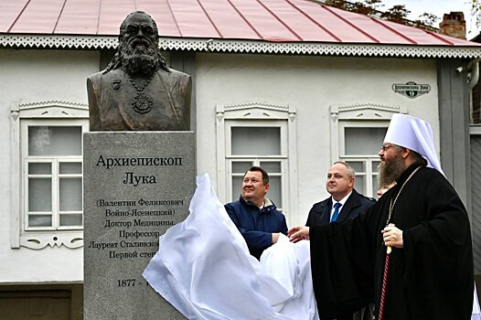 В Тамбовской области открыли памятник архиепископу Луке