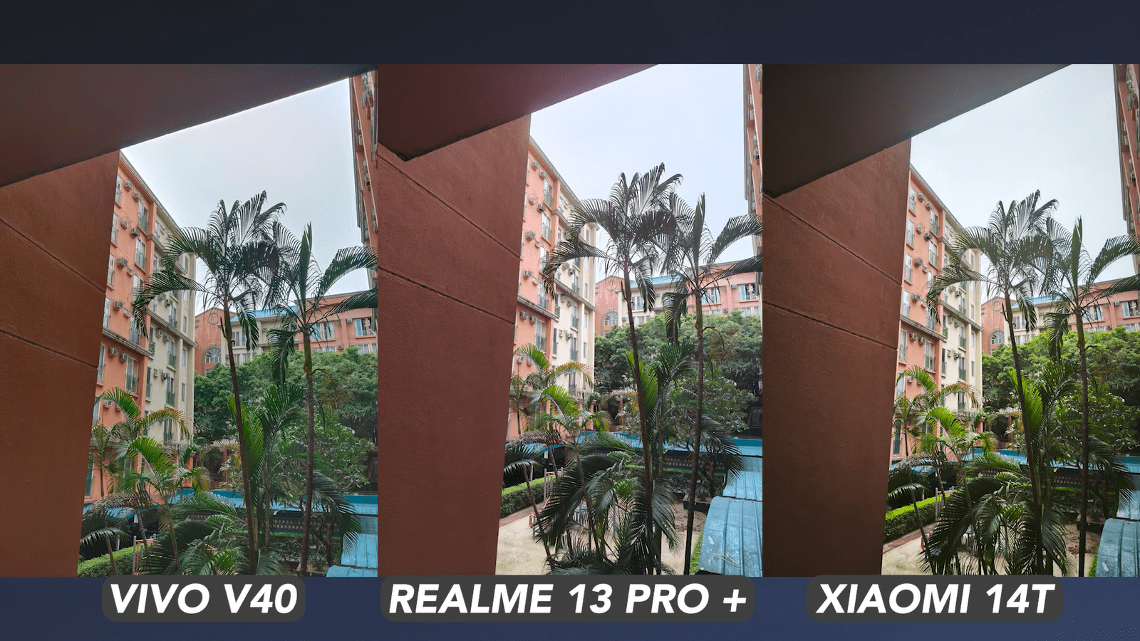 Xiaomi 14T сравнили с Realme 13 Pro+ и Vivo V405