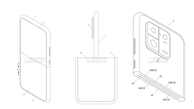 Xiaomi запатентовала смартфон, который можно разъединить пополам