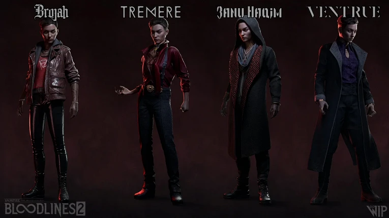 Авторы Vampire: The Masquerade — Bloodlines 2 рассказали о вампирской моде1