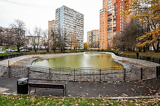 На юго-западе Москвы провели реабилитацию Семеновского пруда