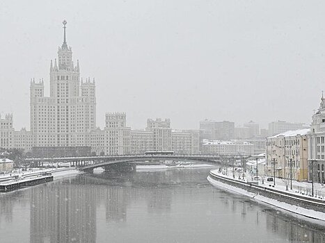 Устойчивый снежный покров образуется в Москве в декабре