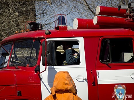 В Бузулуке во время пожара пострадал 52-летний мужчина