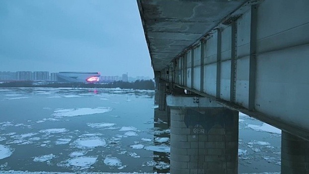 В Омске приступают к ремонту моста у Телецентра