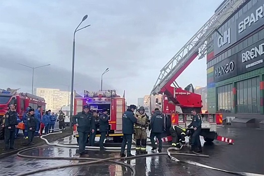 Момент взрыва в торговом центре Владикавказа попал на видео