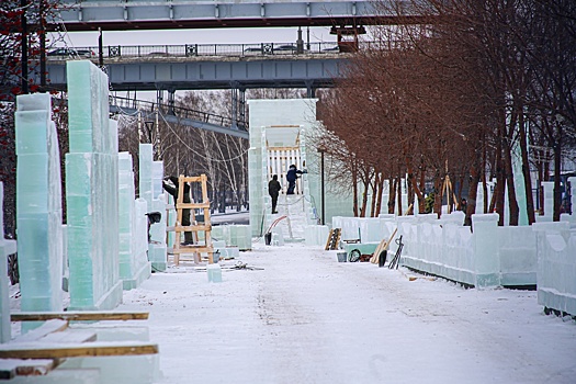 Сказочный ледовый городок в духе Пушкина откроют для новосибирцев 29 декабря