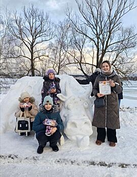 Снежная корова, щука и подводная лодка: в Костроме прошел конкурс холодных скульптур