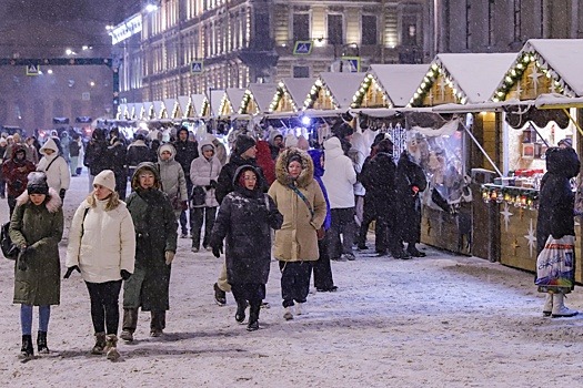 В Петербурге на трех площадках развернулась Рождественская ярмарка