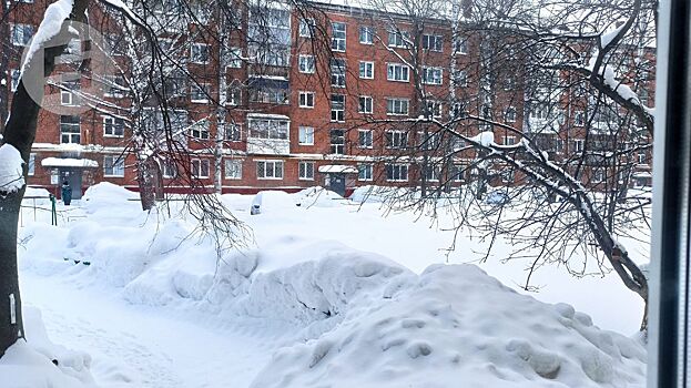 В среднем за сутки на снегосвалку в Ижевске приезжает около 60 самосвалов