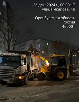 За прошедшие сутки с территории Оренбурга вывезли 2280 кубометров снега