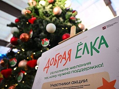 Акция "Добрая елка" продлится в Москве до 28 февраля