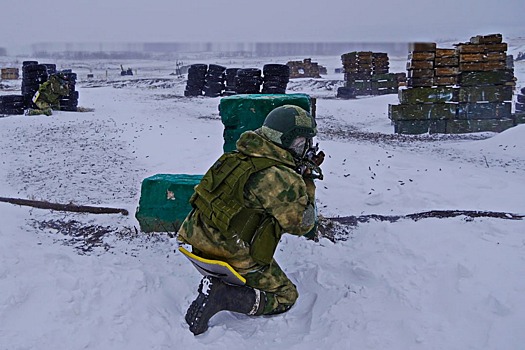 На полигоне под Екатеринбургом прошло тактико-специальное занятие с военнослужащими ЦВО