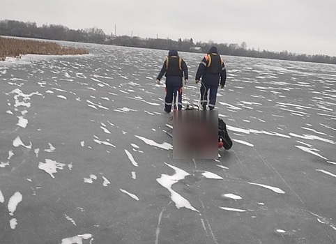 На пруду под Курском нашли вмёрзшее в лёд тело мужчины