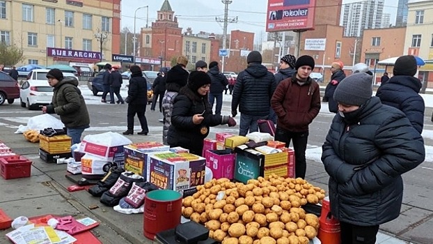 Товар у уличных торговцев все активнее изымают в Новосибирске