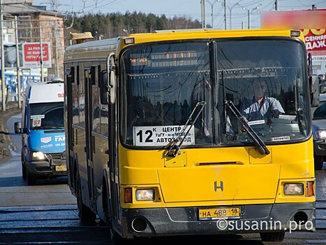 В Ижевске с 17 января изменится расписание автобуса №12