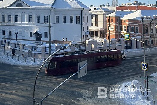 В Казани из-за провала грунта на остановке "Дубравная" изменен маршрут трамвая №4