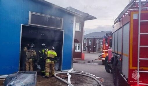 В Орле на пожаре в мастерской погиб мужчина0