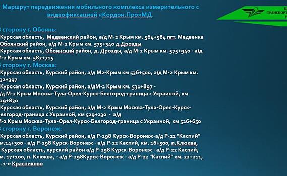 В Курской области начали фиксировать превышение скорости в движении