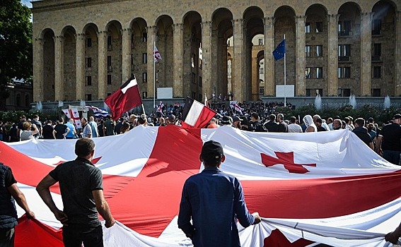 В МВД Грузии сообщили число задержанных во время митинга в Тбилиси