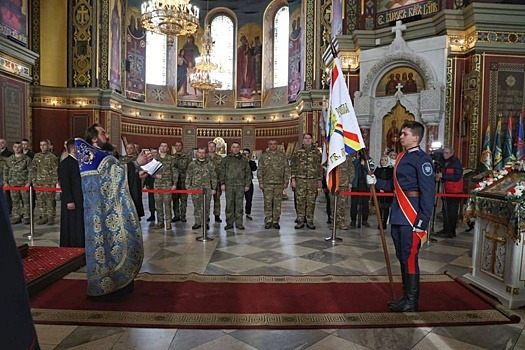 В Новочеркасске отдельной роте БПЛА 150-й дивизии вручен боевой штандарт