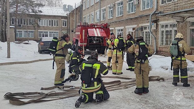 В Вятских Полянах прошли пожарно-тактические учения