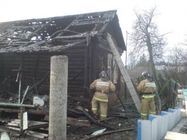 На пожаре в Сасово пострадал человек